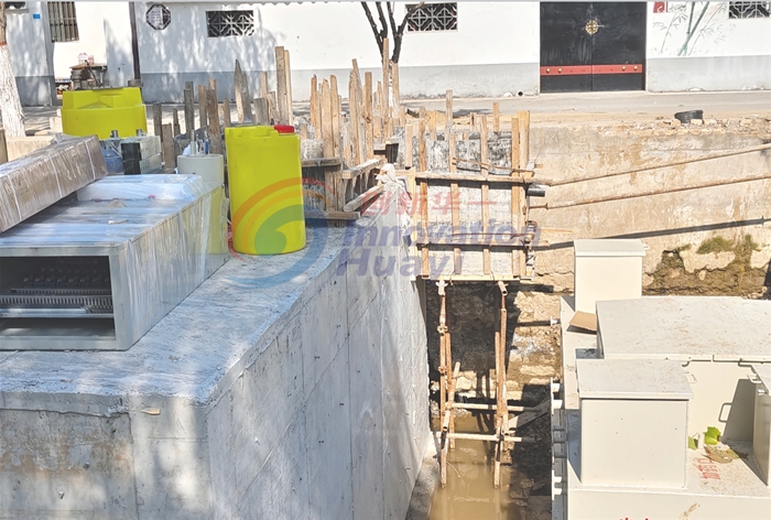 山東泰安多個鄉鎮地埋式污水處理設備安裝