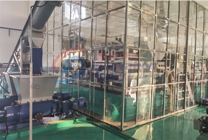 河南某污水處理廠市政污泥深度脫水項目