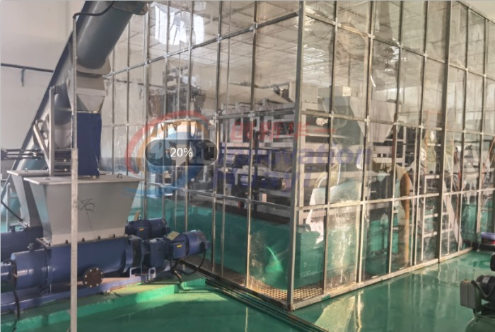 河南某污水處理廠市政污泥深度脫水項目